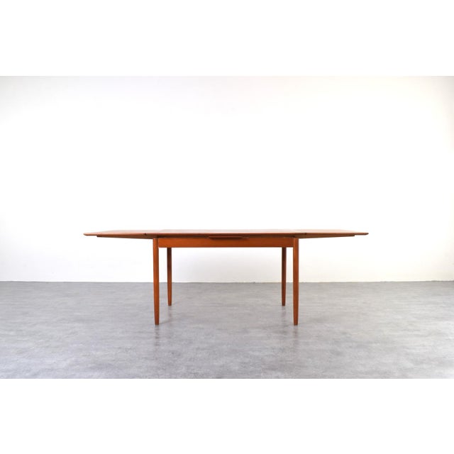 Mid-Century Modern Danish Extendable Dining Table in Teak, 1960s For Sale - Image 4 of 18