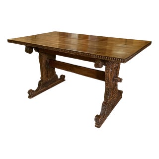 16th Century Renaissance Italian Walnut Table, Florence For Sale