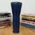 Tall Deep Blue Glazed Ceramic Vase with Wide Mouth For Sale - Image 4 of 7