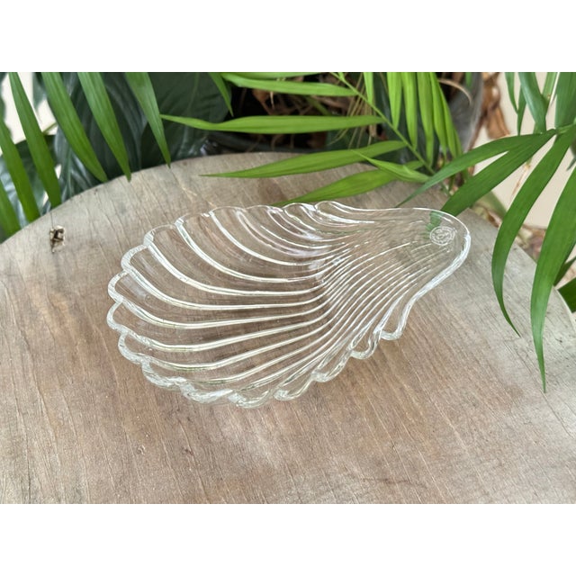 2000 - 2009 Baccarat Coquille Shell Crystal Dish For Sale - Image 5 of 9