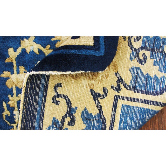 Antique Art Deco Chinese Peking Dragon Carpet For Sale - Image 4 of 10
