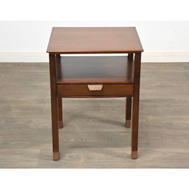 Mid-Century Modern Edward Wormley for Dunbar Nightstand For Sale - Image 3 of 10