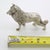 Vintage Italian Handmade Silver Large Collie Dog Figurine, Florence, 1970s For Sale - Image 12 of 13