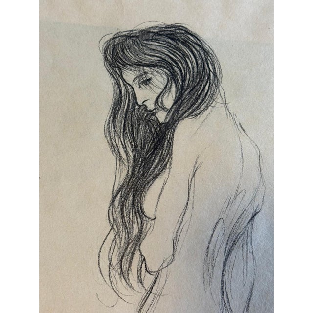 Paper 1910s Standing Female Nude, Pencil, Signed – Gustav Klimt For Sale - Image 7 of 13