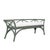 Coastal Charlotte Bench - Evergreen For Sale - Image 3 of 7