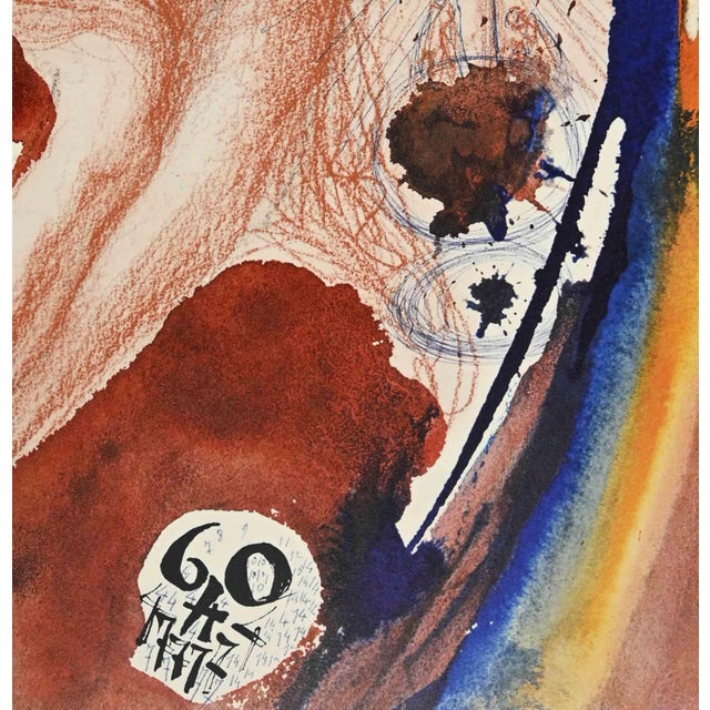 Many Sins Are Forgiven To The Sinful Woman is a Color lithograph on heavy rag paper realized in 1964. It is part of Biblia...