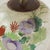 White Famille Rose Antique Porcelain Vase Lamp With Bird and Floral Motif on Wood Base For Sale - Image 8 of 16