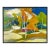 1970s Tadashi Asoma - White Hill in Autumn Oil Painting, Framed For Sale