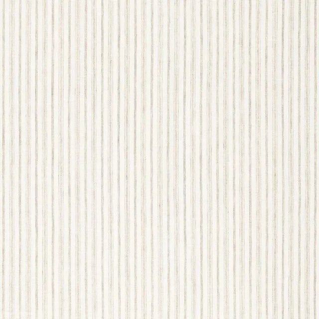 Sample - Schumacher Muir Linen Sheer Fabric in Stone For Sale