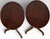 Late 20th Century Pair of Vintage Queen Anne Style Oval Tilt Top Accent Tables For Sale - Image 5 of 15