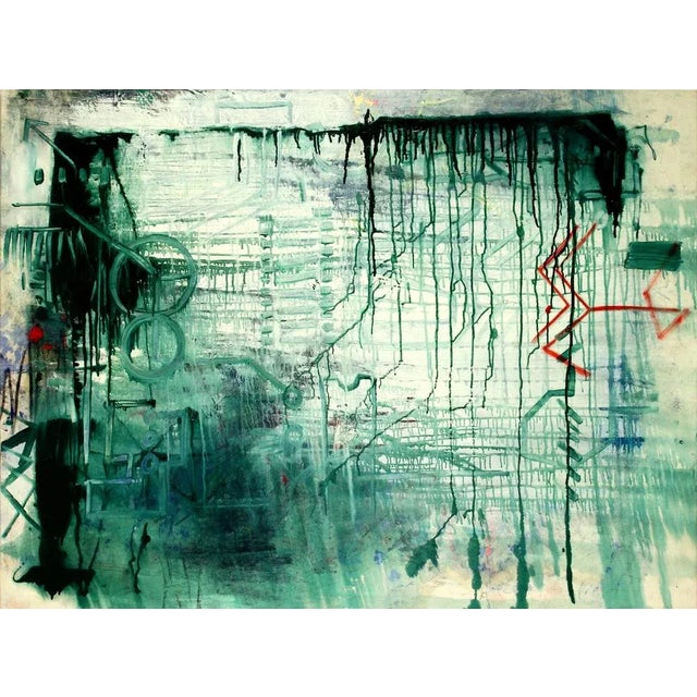 Ursula Krauss, Exit, 2015, Oil on Canvas, in New conditions. This piece is attributed to the mentioned designer/maker. It...