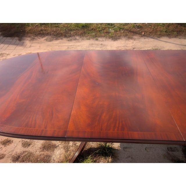 Large Regency Wooden Extendable Table from Heldense For Sale - Image 5 of 18