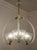 Vintage Barovier & Toso Murano blown glass chandelier, handcrafted in the historic Venetian furnaces in the 1940s. The...