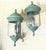 Turquoise Pair of Vintage Solid Brass Wall Lanterns /Sconces 26”x 12” X13” For Sale - Image 8 of 15
