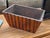 Vintage Hand-Crafted Bamboo and Rattan Rectangular Planter Box or Home Decor A rectangular planter / or basket with...