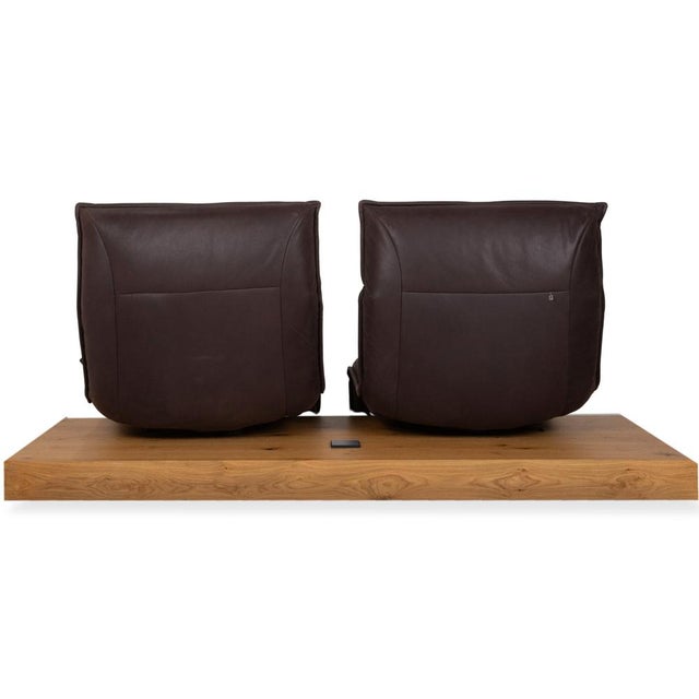Free Motion Epos 3 Leather Two-Seater Brown Electric Function Sofa from Koinor For Sale - Image 18 of 18