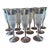 Gold Crystal Splendid Champagne Flutes with 24K Gold Rim from Moser, 1940s, Set of 12 For Sale - Image 8 of 8