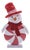 Peppermint Snowman Figurine withRed Hat For Sale