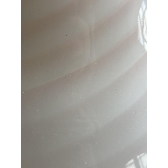 Baby Pink Swirl Murano Glass Pendant, 1970s For Sale - Image 15 of 18