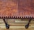 Vintage English Style Carved Mahogany Three Pedestal Dining Table For Sale In New York - Image 6 of 10