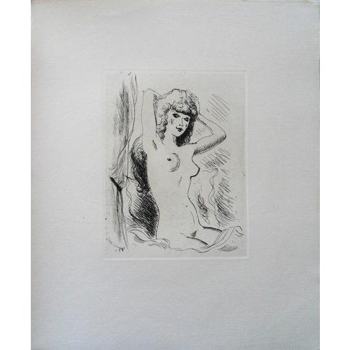 André Dignimont, Naked Hairdressing, 1942, Etching For Sale - Image 3 of 4