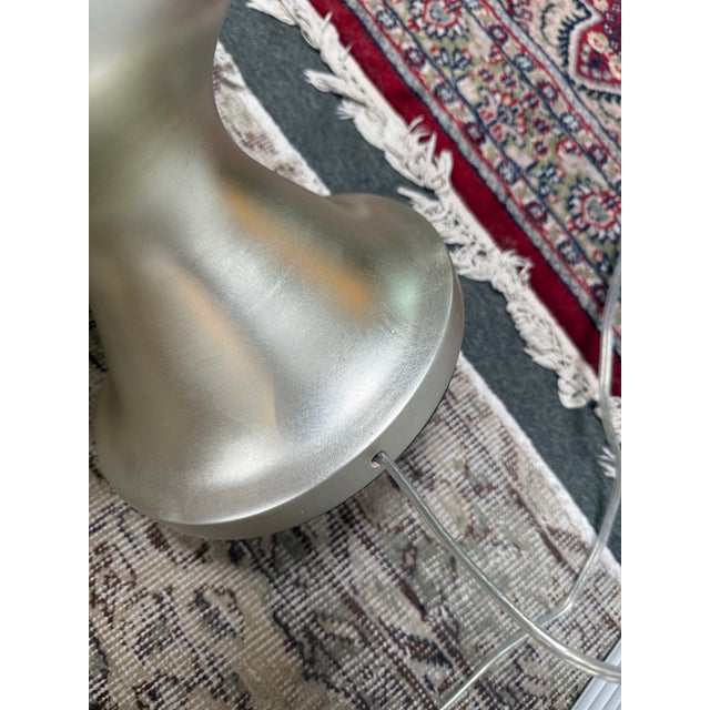 Contemporary Sculpted Table Lamps, Pair For Sale - Image 4 of 12