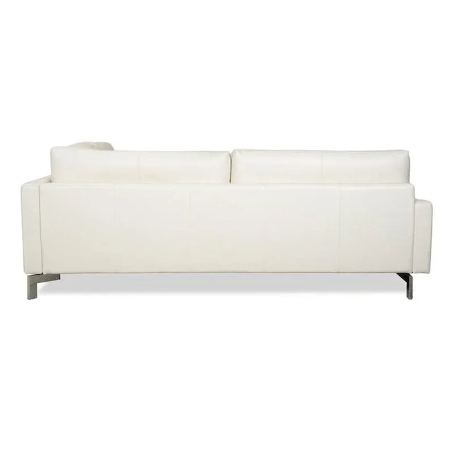 Vida Corner Sofa in Cream Leather from Rolf Benz For Sale - Image 12 of 14