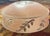 Vintage Frosted Glass Ceiling Light Shade With Applied Vine Motif – Beaded Rim Flush Mount, 10.3” For Sale - Image 4 of 11