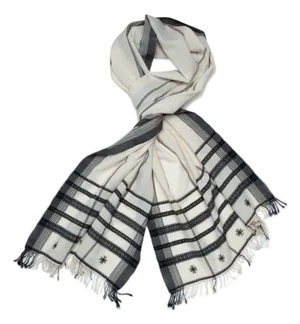 Nova Ivory/Black Scarf