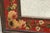 Wood Contemporary Folk Art Hand-Painted Wood Wall Mirror With Red Floral Border For Sale - Image 7 of 8