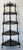 Elegant multitier corner display etagere in 5 levels, nicely decorated with fretwork.