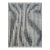 4x6 Gray Hand-Knotted Wool Vertical Shifting Sands Abstract Modern Carpet Rug For Sale