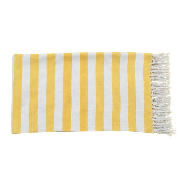 Boho Chic Aya Rug, 2.5x8, Canary Yellow For Sale - Image 3 of 5