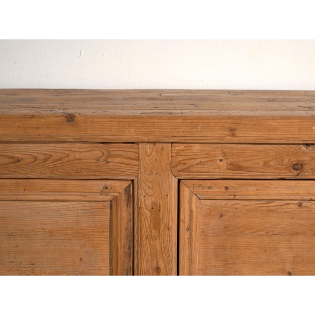Wooden Sideboard with Three Doors, 1920s For Sale - Image 10 of 13