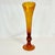 1970s Vintage Boho Chic Hollywood Regency Handblown Murano Style Tall Trumpet Vase For Sale - Image 12 of 12