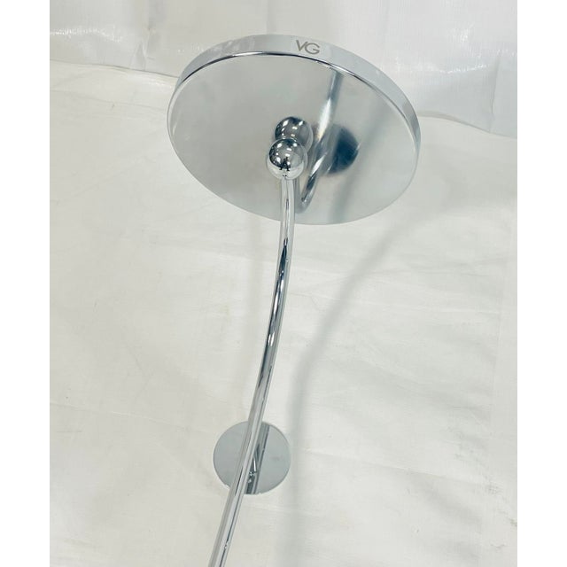 Pair of “Ionico” Chrome Wall Shelves by Vg New Trend, Italy For Sale - Image 9 of 18