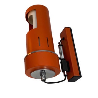 Orange Wall Lamp attributed to Reggiani, 1970 For Sale