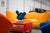 Textile Living Room Set by Keith Haring for Bretz, 1998, Set of 5 For Sale - Image 7 of 9