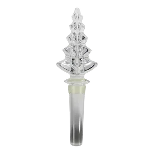 Vintage Mikasa Austrian Crystal Christmas Tree Bottle Stopper