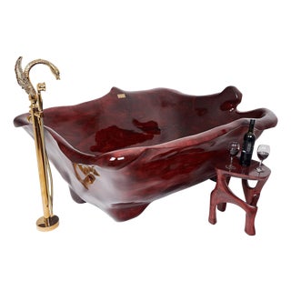 Live Edge Bathtub by Logniture For Sale