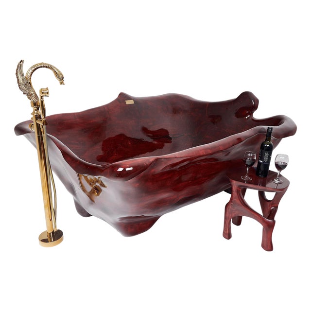 Live Edge Bathtub by Logniture For Sale