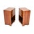 Vintage Military Campaign Bedside Cabinets in Yew Wood, 1930, Set of 2 For Sale - Image 6 of 11
