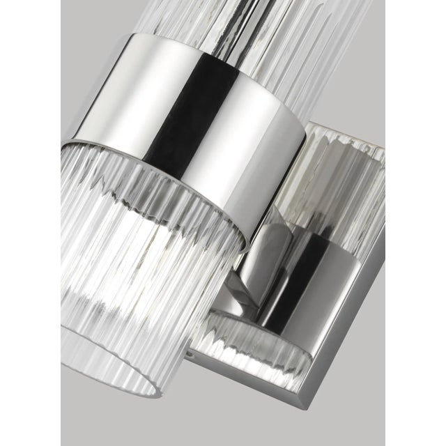 Visual Comfort Chapman & Myers by Visual Comfort Studio Geneva Sconce, Silver For Sale - Image 4 of 5