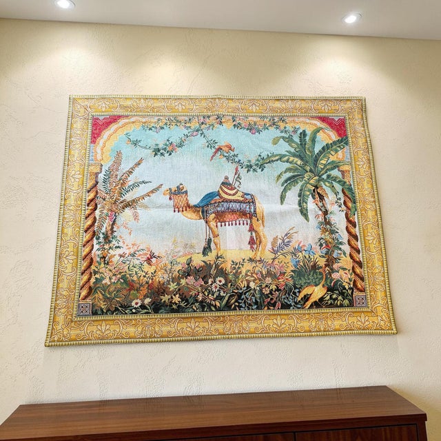 Details: Artist/Designer: Jean-Baptiste Huet Title: The Camel Type: Wall Tapestry Origin: France Material: Woven textile...