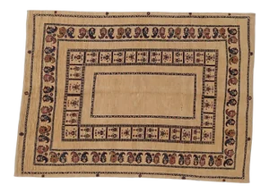 1990s Vintage Signed Persian Kashkuli Rug
