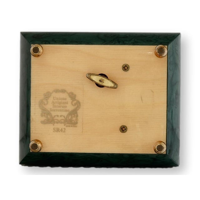 Traditional Italian Inlaid Music Box "Unchained Melody" For Sale - Image 3 of 8