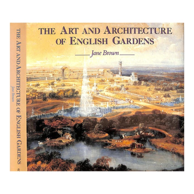 "The Art and Architecture of English Gardens" Book 1989 Brown, Jane For Sale