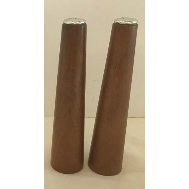 Mid-Century Modern Mid Century Danish Modern Salt and Pepper Shakers For Sale - Image 3 of 7