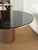 1970s Brueton Anello Black Granite and Stainless Steel Pedestal Round Dining Table For Sale - Image 10 of 12