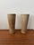 Beige Large Vintage Minimalist Glazed Stoneware Tumblers from Niderviller, 1970s, Set of 8 For Sale - Image 8 of 9